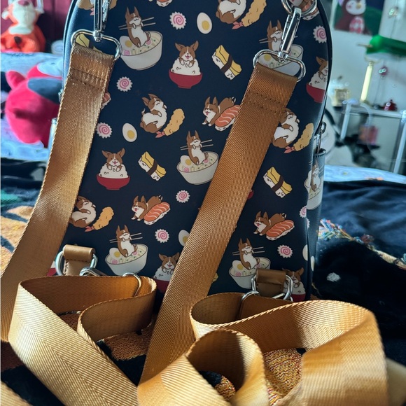 Rare Loungefly Corgi Ramen Backpack - Picture 4 of 7